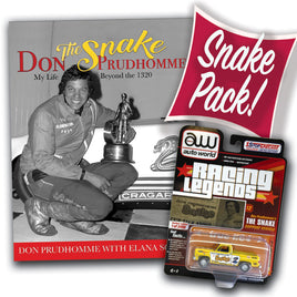SNAKE PACK! DON 'THE SNAKE' PRUDHOMME: MY LIFE BEYOND THE 1320 + 1/64 1973 CHEVY PICKUP