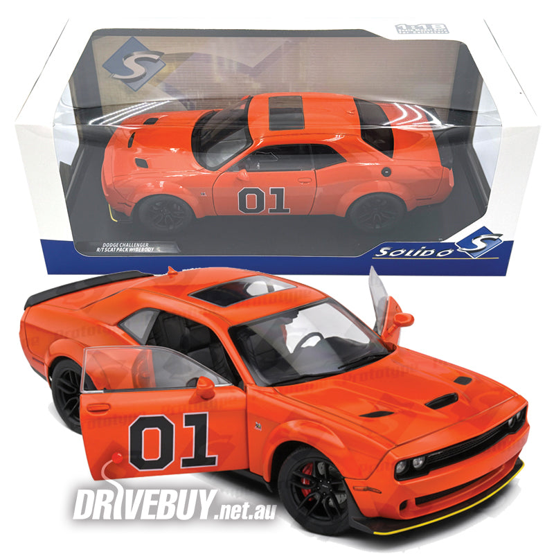Solido Dodge Challenger R/T Scat Pack Hazzard Tribute 1/18| DriveBuy