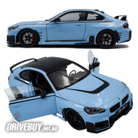 
              2024 BMW M2 Performance Parts 1/18 - Solido Diecast - Zandvoort Blue
            
