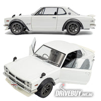 
              1970 Nissan Skyline (C10) Hakosuka Solido Works 1/18 - Solido Diecast - Pearl White
            