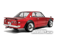 
              1970 Nissan Skyline (C10) Hakosuka Solido Works 1/18 - Solido Diecast - Red Metallic
            