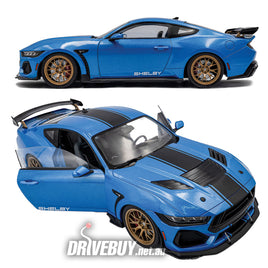 2025 Shelby Mustang Super Snake 1/18 - Solido Diecast - Grabber Blue Metallic