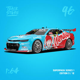 Wendy's Chevrolet Camaro #96 1/64 TrackStars