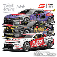 
              2025 Repco Bathurst 1000 Podium 1/64 Triple Set - Trackstars - Penrite Tradie Isuzu
            
