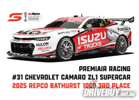 
              2025 Repco Bathurst 1000 Podium 1/64 Triple Set - Trackstars - Penrite Tradie Isuzu
            