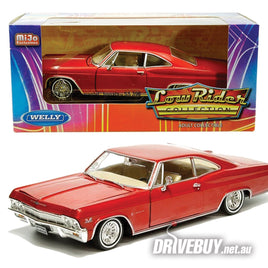 Welly 1965 Chevy Impala SS396 Hardtop Lowrider Red 1/24