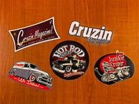 
              Cruzin Sticker - We Deliver / 54 Chevy
            