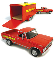 
              DDA / GREENLIGHT 1967 FORD F100 WITH TRAILER, SIDCHROME RACING / JIM RICHARDS 1/64
            