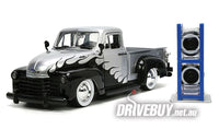 
              JADA JUST TRUCKS 1953 CHEVY PICKUP + EXTRA WHEEL SET 1/24
            