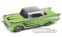 
              KUSTOMIZED 1957 CHEVY BEL AIR IN LIME METALLIC 1/64
            