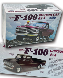 MOEBIUS 1970 FORD F100 4X4 CUSTOM CAB PLASTIC MODEL KIT 1/25